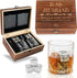 Anniversary Gift for Husband from Wife - Engraved 'to My Husband' Crystal Whiskey Glass Set